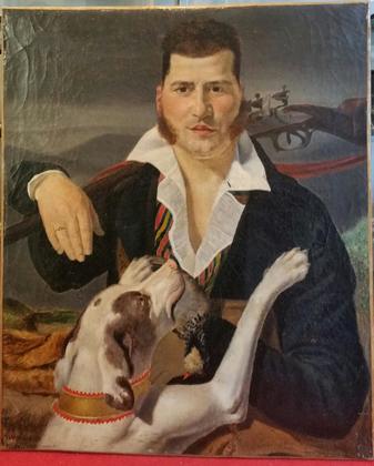 A Hunter 1826 signed Joseph Gregoire   Bernard Franco Antiquités